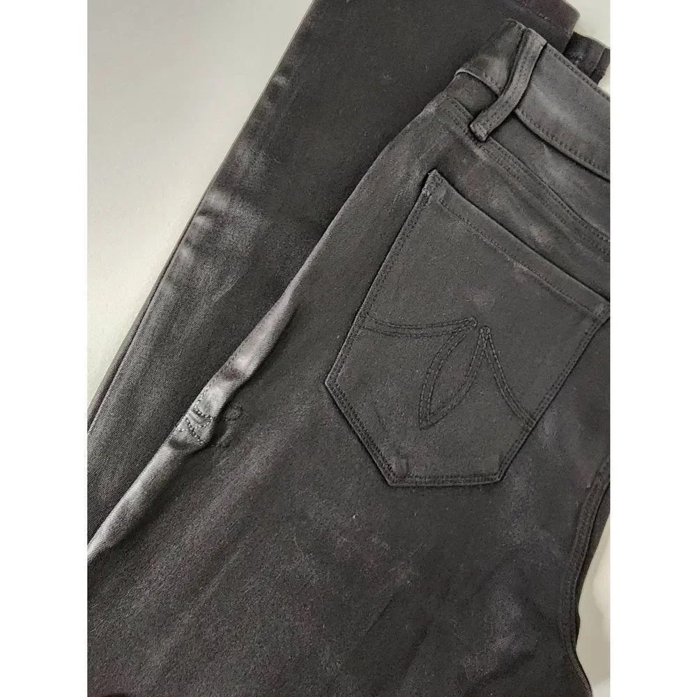 Level 99 Women Forever Black Denim Pants High Rise Skinny Jeans size 28/6 - Picture 5 of 10
